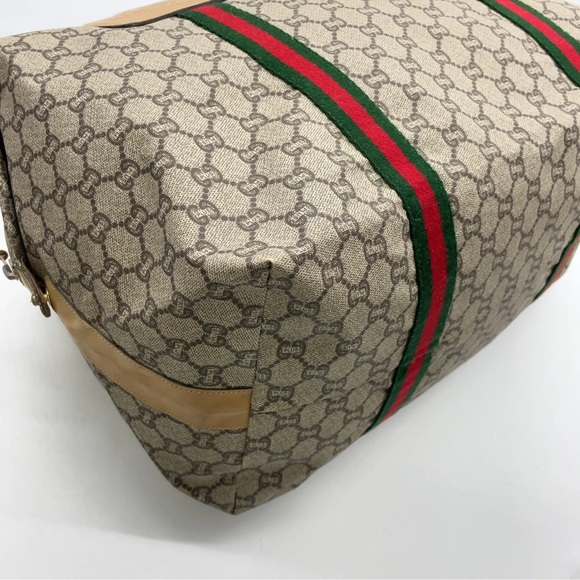 Authentic Gucci PLUS Large Tote Bag PVC Sherry Line GUCCI PLUS GUC - Picture 8 of 16